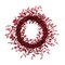 Vibrant Red Rosehip Berry Wreath - 24" Rustic Floral Accent for Christmas Decor, Home & Events - 2024 Christmas Collection, Floral Home by Artificial Flowers